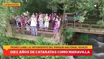 Pedro Lunello, intendente del Parque Nacional Iguazú, Diez años de cataratas como maravilla