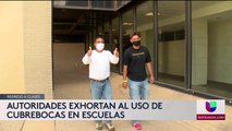 EXHORTAN AL USO DE CUBREBOCAS EN ESCUELAS