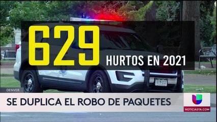 Alarma por aumento de robo de paquetes en Denver