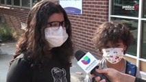 Padres de familia a favor y en contra de uso de mascarillas tras regreso a clases