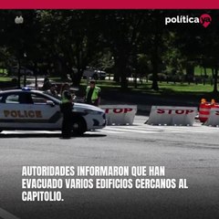 Surge amenaza de bomba en el Capitolio de Estados Unidos
