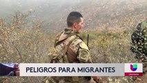 Advierten sobre los peligros que enfrentan los migrantes al de cruzar la frontera