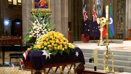 TV legend Bert Newton farewelled at state funeral in Melbourne