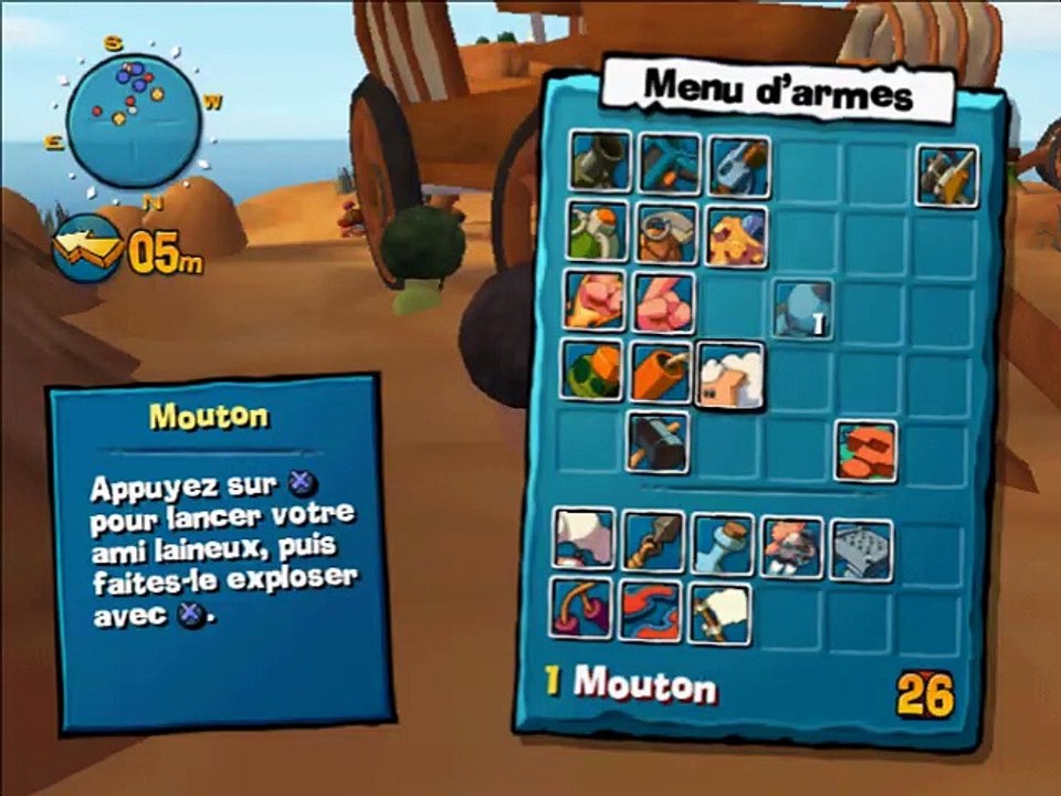 Worms 4 : Mayhem online multiplayer - ps2