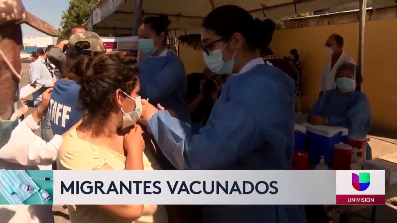 Noticias San Diego 6pm 080321 - Clip CHAPARRAL VACCINATION