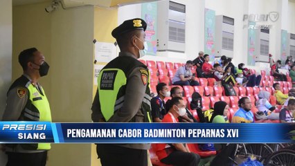 TNI-Polri Amankan Pertandingan Badminton Peparnas XVI Papua