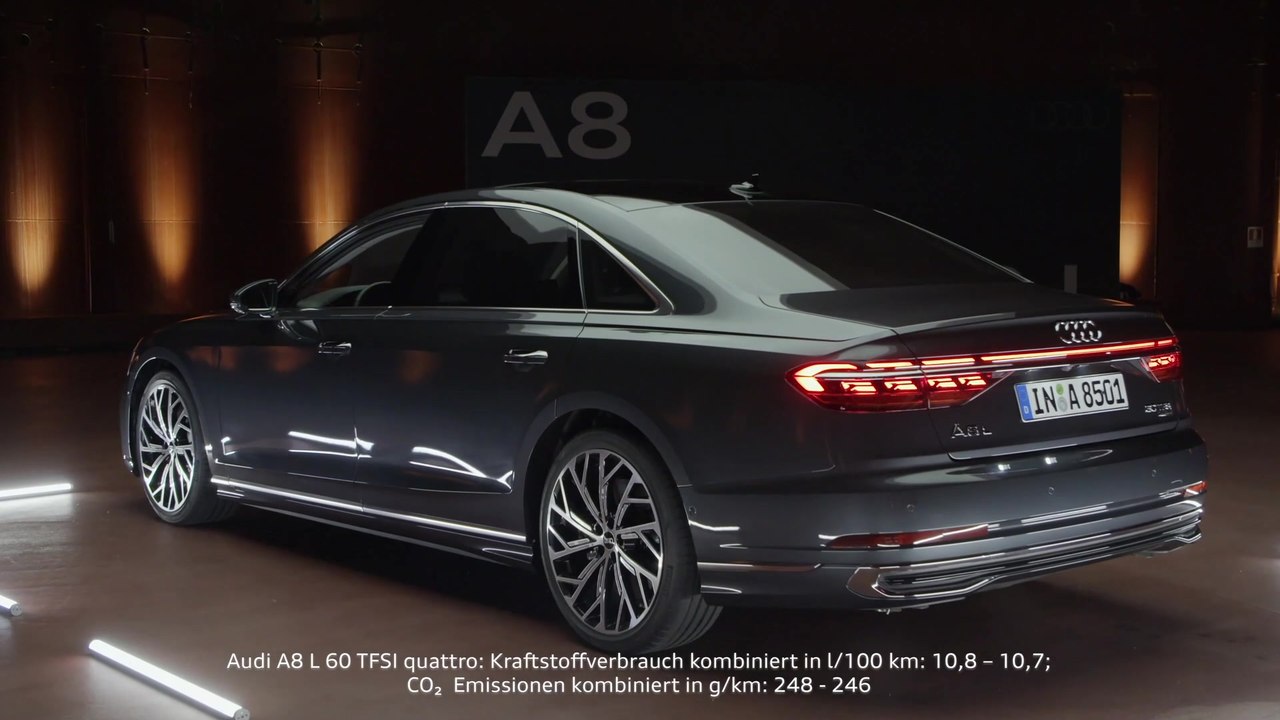 Geschärftes Design und innovative Technologien - der neue Audi A8 L