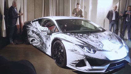 La Lamborghini Huracán EVO interprétée par l’artiste Paolo Troilo