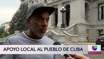 Cubanos de Colorado salen a las calles a pedir libertad para su país