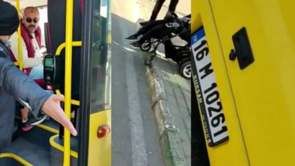 Engelli vatandaş halk otobüsüne alınmadı