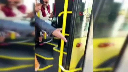Engelli vatandaş özel halk otobüsüne alınmadı