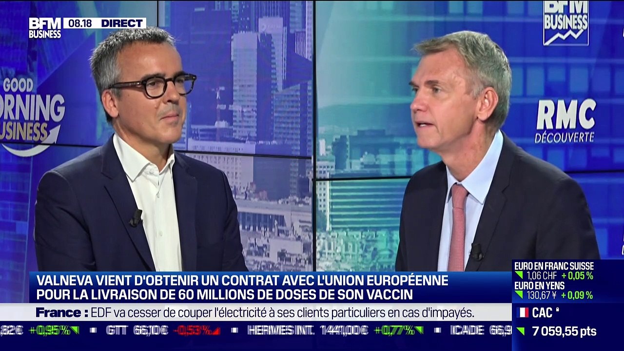 Franck Grimaud (Valneva): Valneva soulagée après son contrat avec l'UE - 12/11