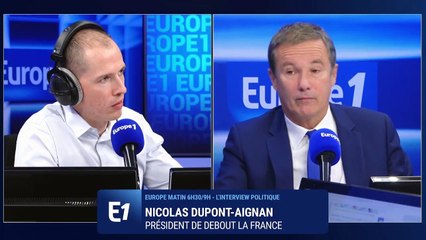 Présidentielle : "Je ne me désisterais pas", assure Nicolas Dupont-Aignan