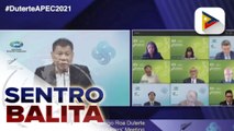 Pres. Duterte, nakibahagi sa virtual 2021 APEC economic leaders’ meeting ; Pangulo, nanawagan ng ibayo pang kooperasyon ng publiko at pribadong sektor vs. COVID-19 at climate change