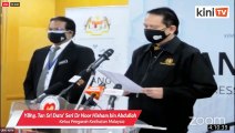 LIVE: Sidang media Dr Noor Hisham Abdullah selepas menerima dos penggalak