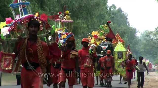 Kavad Yatra - Annual pilgrimage of devotees of Shiva
