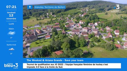 12/11/2021 - Le 6/9 de France Bleu Belfort Montbéliard en vidéo