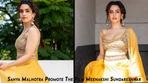 Sanya Malhotra Promote The Film Meenakshi Sundareshwar