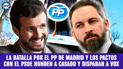 Jesús Á.Rojo:La guerra por el PP de Madrid y los pactos con el PSOE hunden a Casado y disparan a Vox