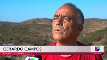 Hallazgo de Migrante en Montañas de Otay 07-02-21 Guillermo Mendez