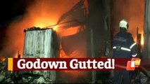 Massive Fire Breaks Out At Scrap Godown In Mumbai