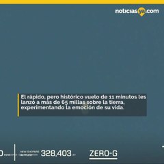 El millonario Jeff Bezos llega al espacio