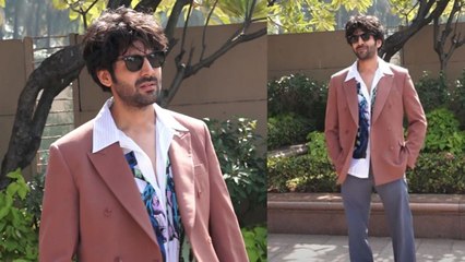 Kartik Aaryan ने Dhamaka के Promotion के दौरान दिखाया Sexy Look, check out viral video | FilmiBeat