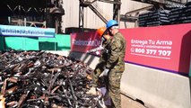 Chile destruye más de 13.000 armas de fuego en el marco del programa 