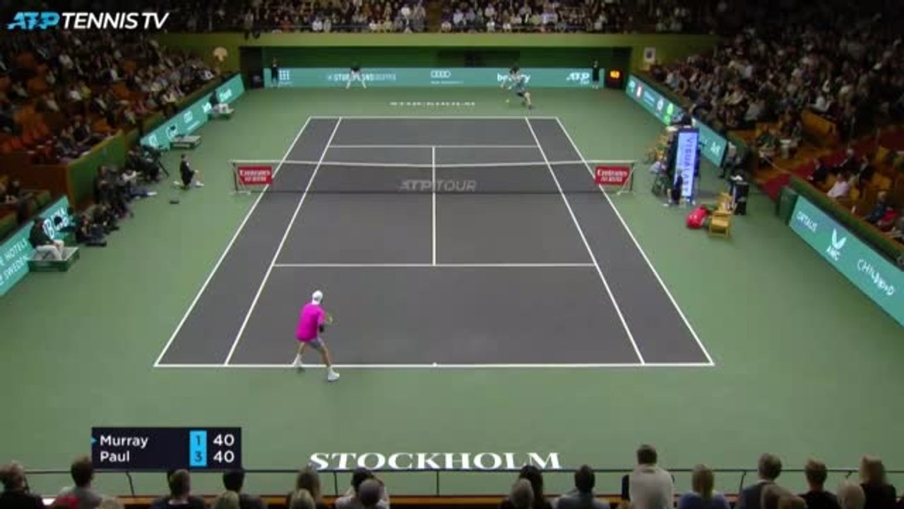 Highlights: Murray scheitert in Stockholm an Paul