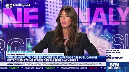 Download Video: Idée de placements: Quel bilan faut-il dresser alors que la période des publications du troisième trimestre est en passe de s'achever ? - 12/11