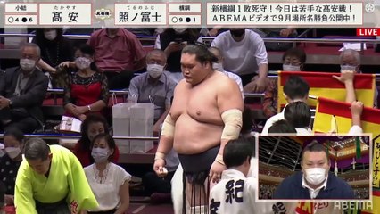 Takayasu vs Terunofuji - Aki 2021, Makuuchi - Day 11