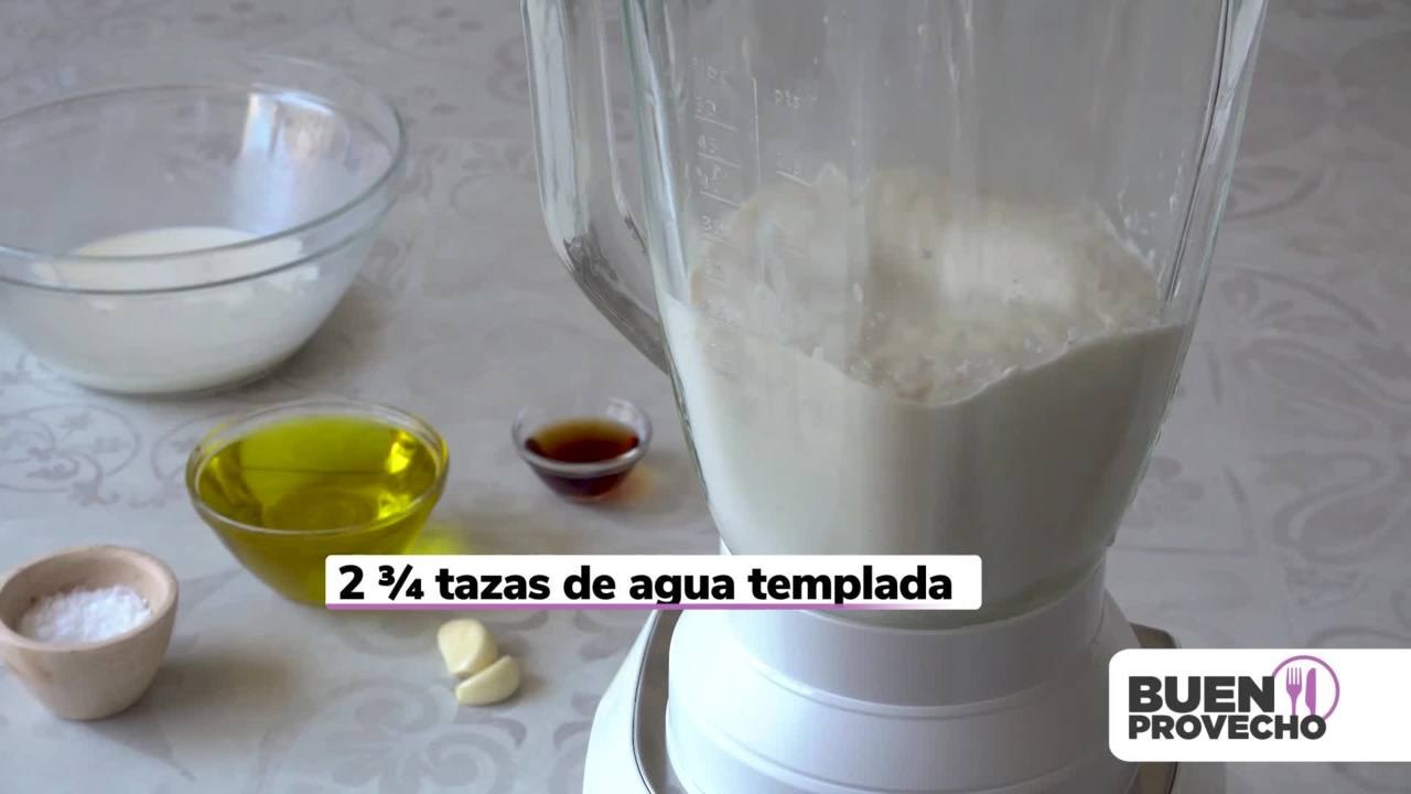 Aprende a hacer ajoblanco casero