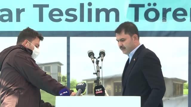 Bakan Murat Kurum, Ağrı'daki mahalle konağının temel atma töreninde konuştu Açıklaması