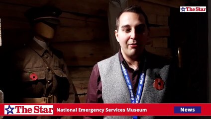 National Emergency Services Museum in Sheffield, WW1 exhibition, For King and Country.