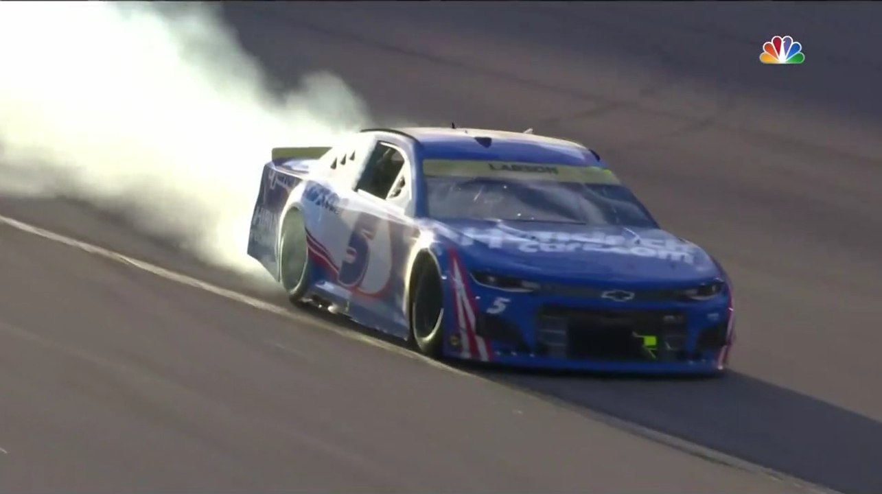 NASCAR CUP SERIES Phoenix 2021 2 Last Lap Larson Wins Championship