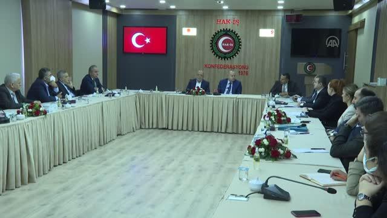 Hak-İş Başkanı Arslan, Lübnan İşçi Sendikaları Konfederasyonu ile görüştü