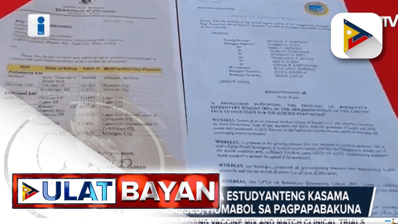 Paaralan sa Sorsogon City, handa na sa in-person classes sa lunes; Mga guro at estudyante, excited nang bumalik sa eskwelahan