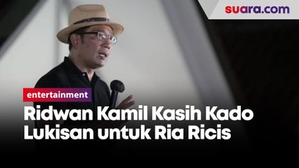 Ridwan Kamil Kasih Lukisan Kaligrafi di Pernikahan Ria Ricis, Ini Tujuannya