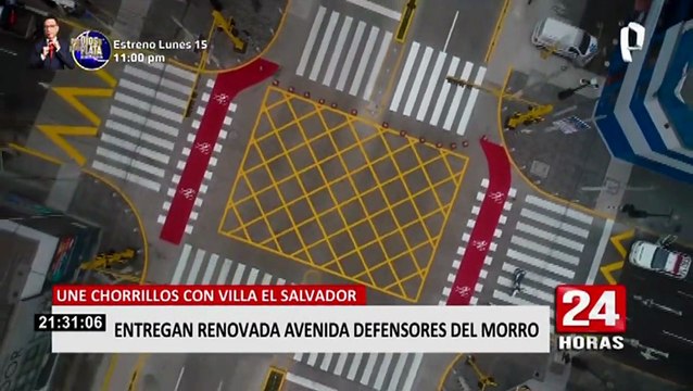 Chorrillos: avenida Defensores del Morro luce totalmente renovada