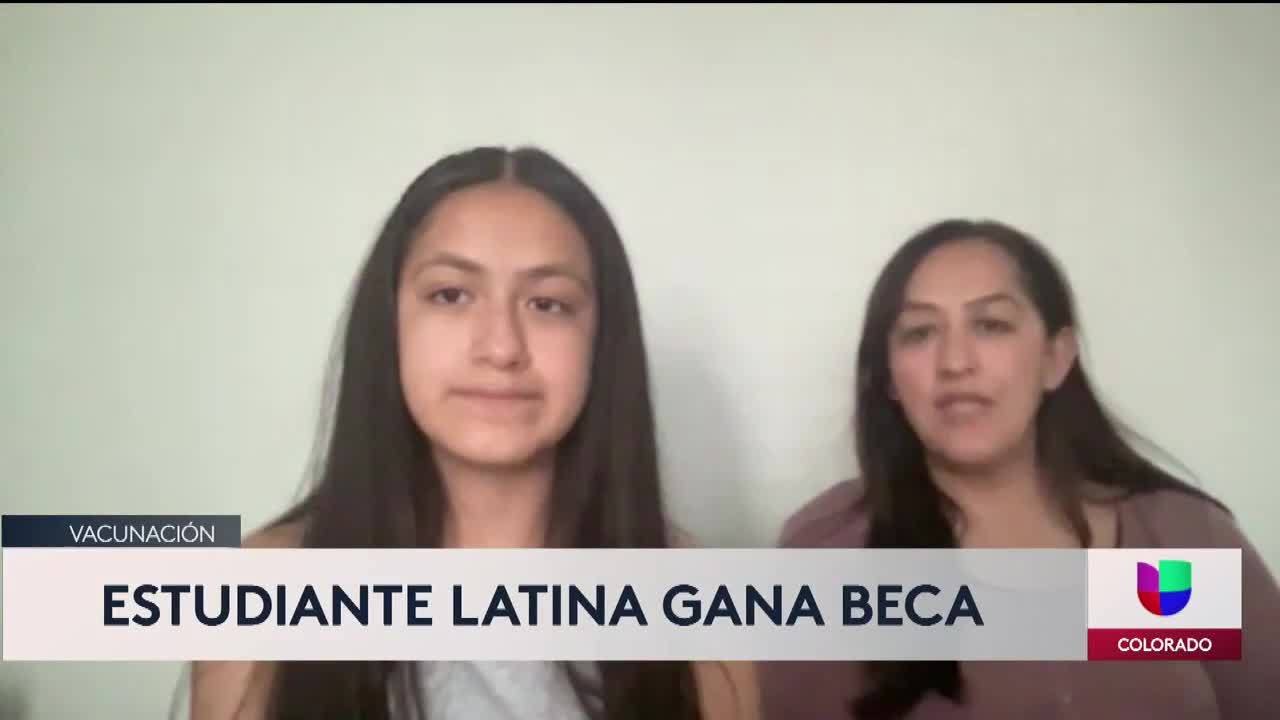 Ganadora de beca