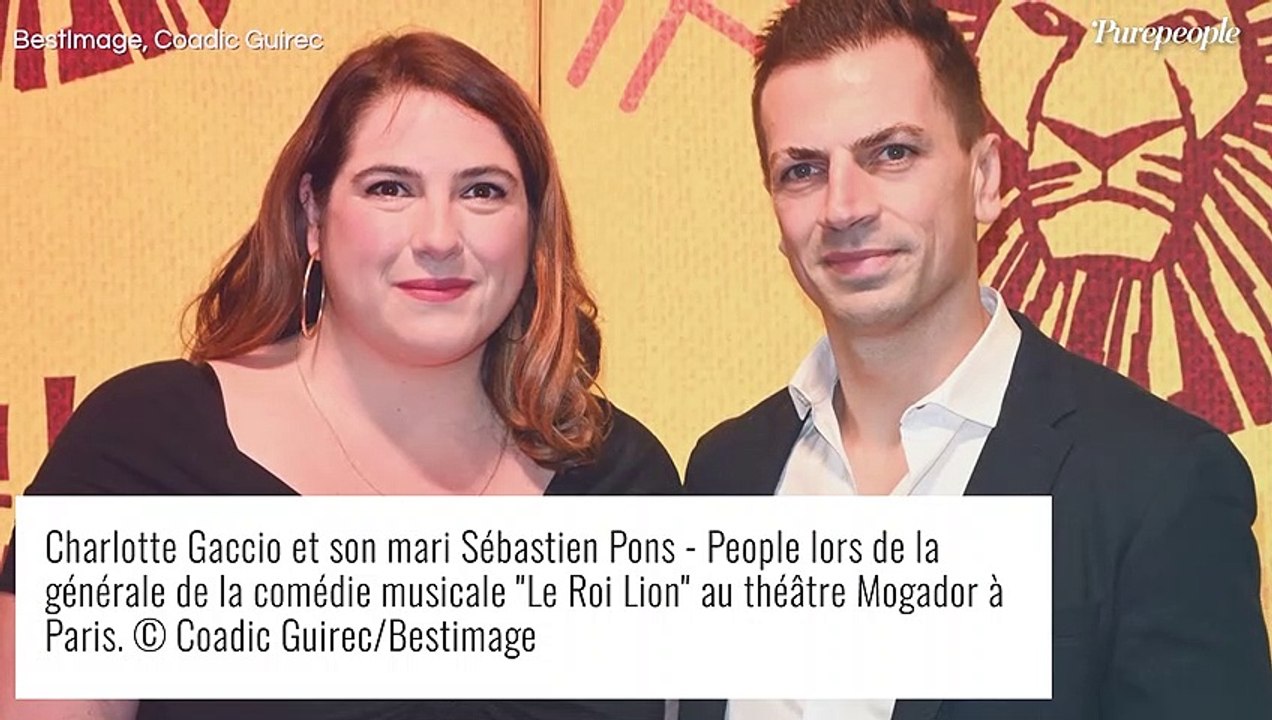 Charlotte Gaccio et son mari Sébastien Pons complices pour le retour du Roi Lion au théâtre