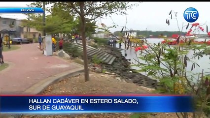 Hallan cadáver flotando en el Estero Salado