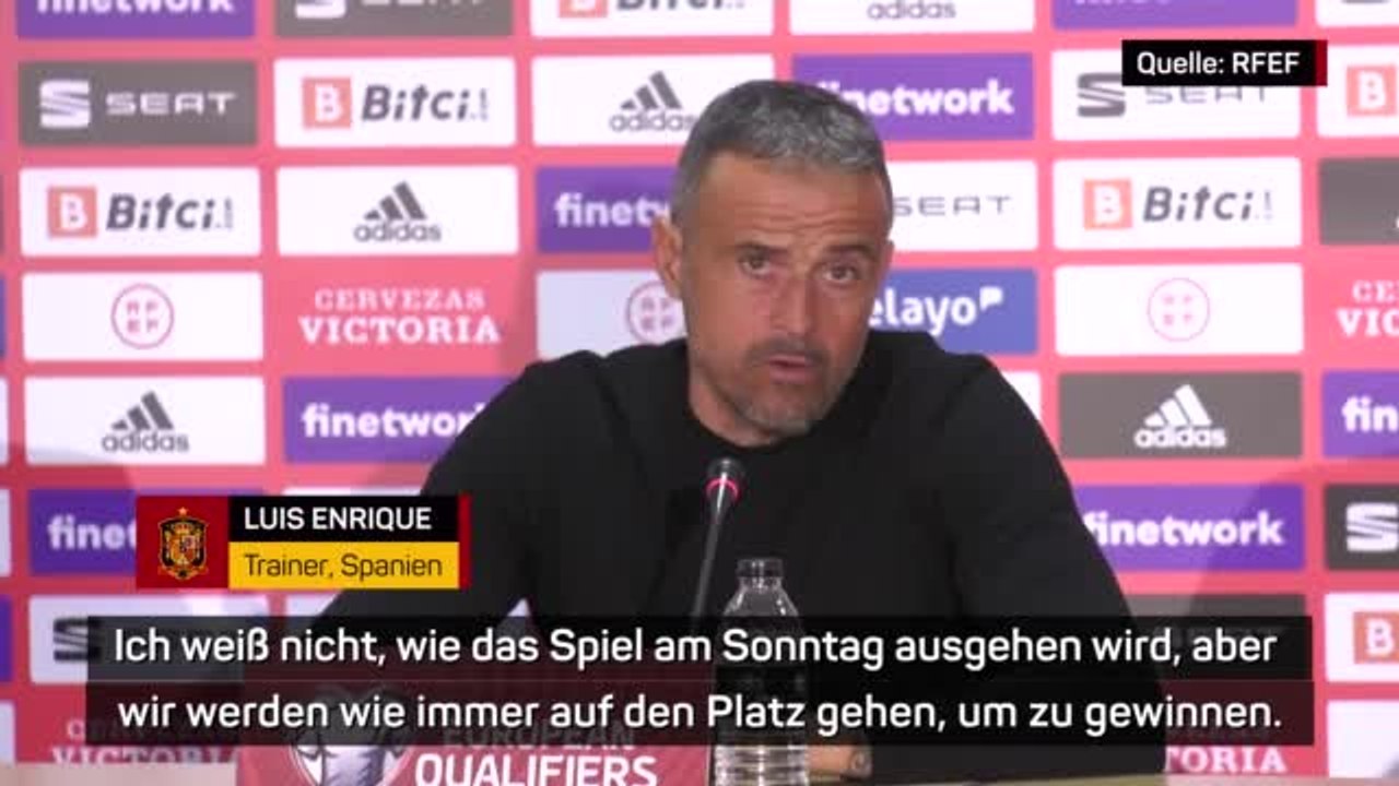 Enrique setzt gegen Schweden auf Heimvorteil