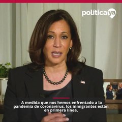 Kamala Harris dice que próximo gobierno luchará por inmigrantes