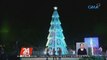 40-ft. Christmas tree na binihisan ng 2,000 led light bulbs, pinailawan na | 24 Oras