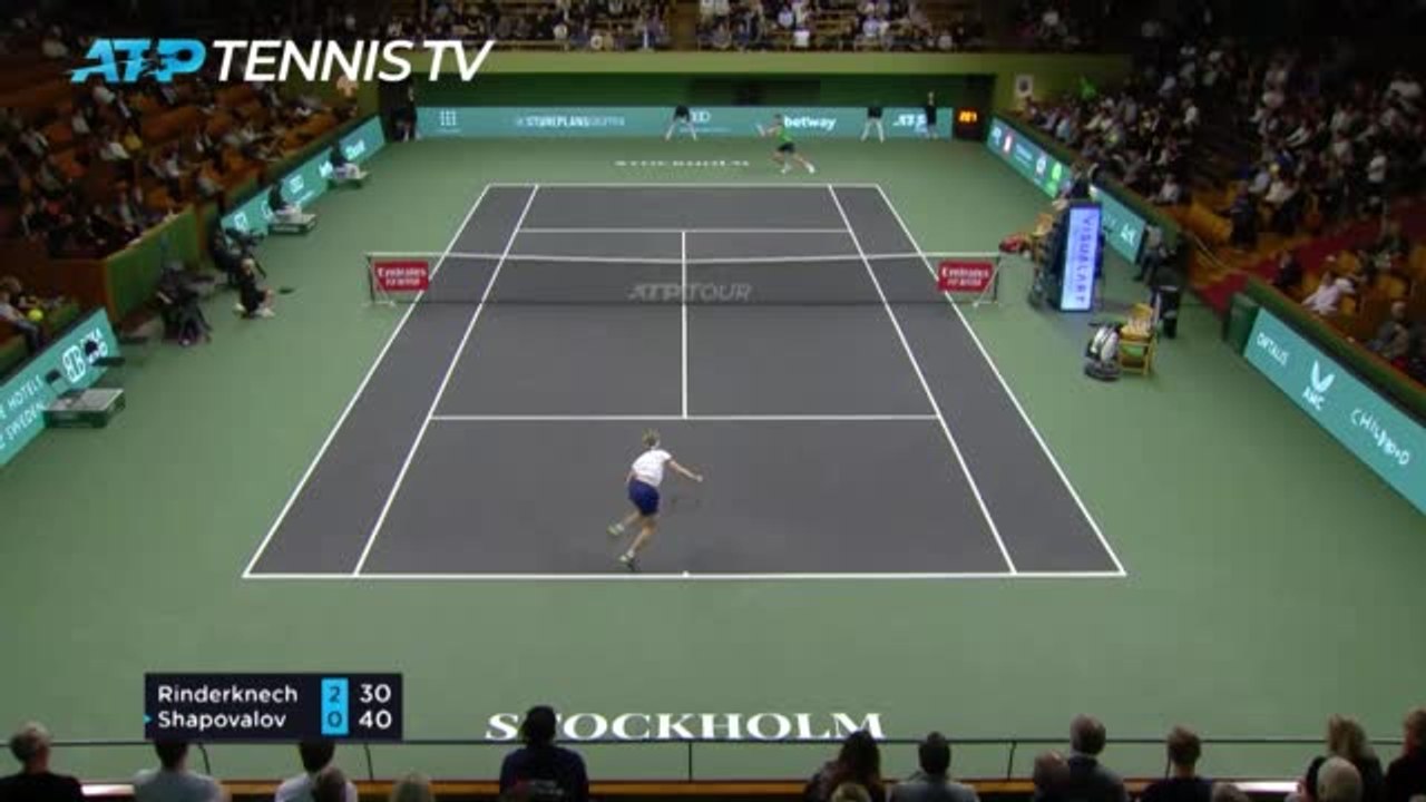 Highlights: Shapovalov im Stockholm-Halbfinale