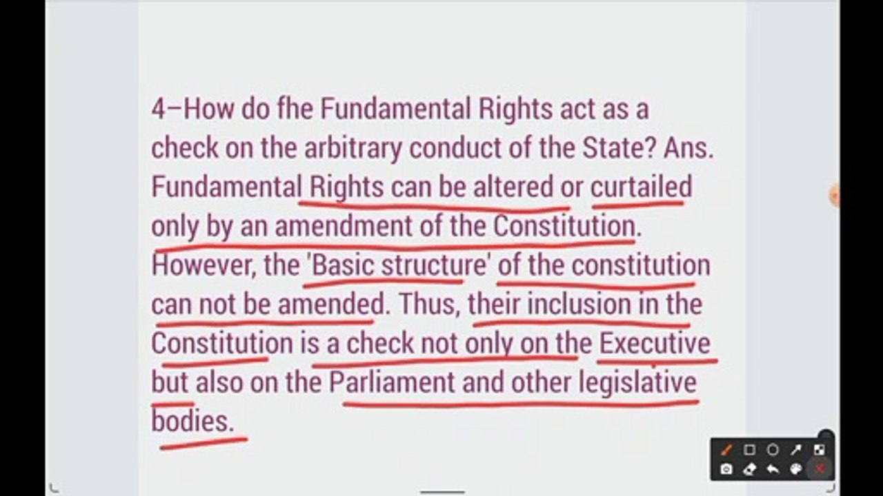 Fundamental rights and Duties