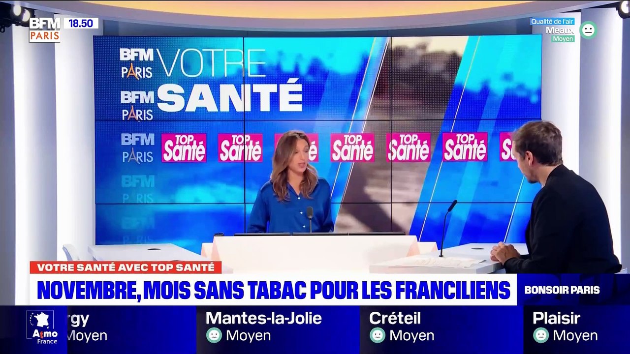 Votre Sante BFM Paris : Mois sans tabac, un moi...