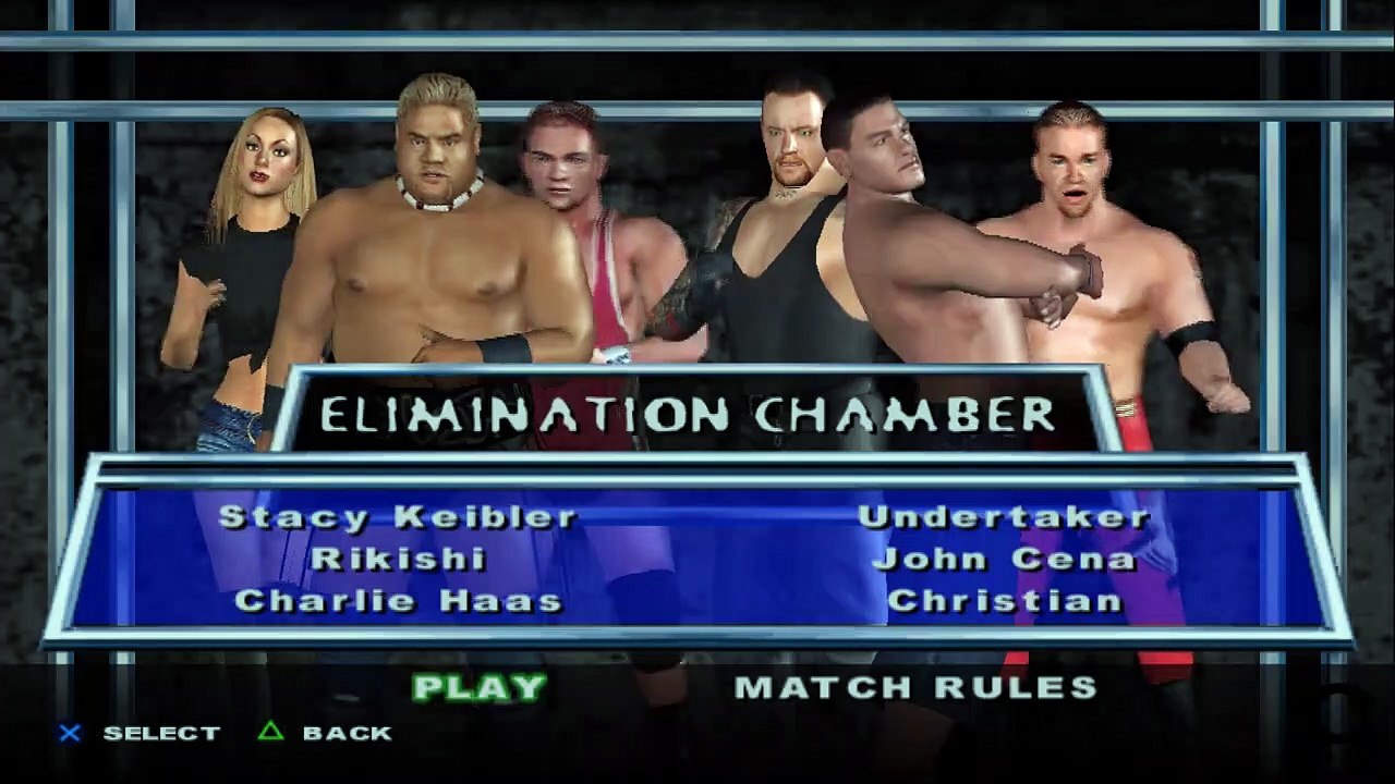 Here Comes the Pain Stacy Keibler vs Rikishi vs Charlie Haas vs Undertaker vs John Cena vs Christian