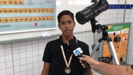ALUNO DE PEDRAS É CAMPEÃO DA OLIMPÍADA BRASILEIRA DE ASTRONOMIA E ASTRONÁUTICA